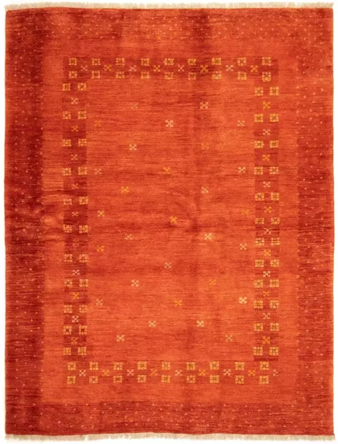 morgenland Wollen kleed Gabbeh-kleed met de hand geknoopt rood handgeknoopt