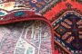 Morgenland Wollen kleed Hamadan vloerkleed met de hand geknoopt rood - Thumbnail 4