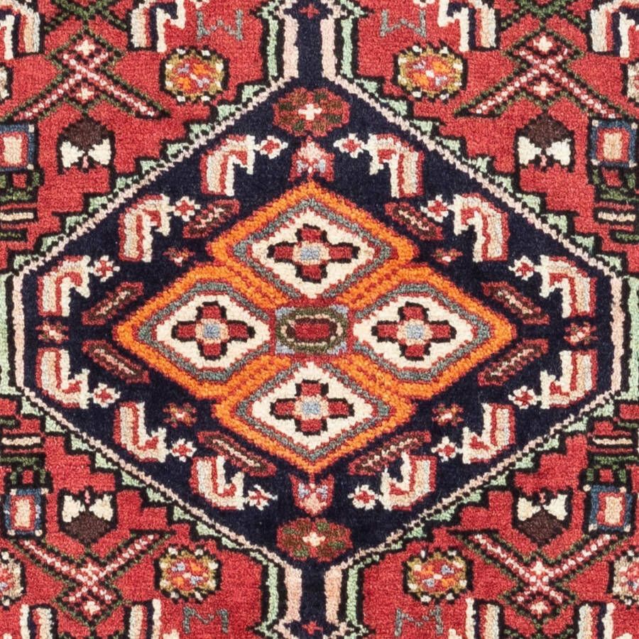 Morgenland Wollen kleed Hosseinabad medaillon rosso 125 x 80 cm - Foto 2