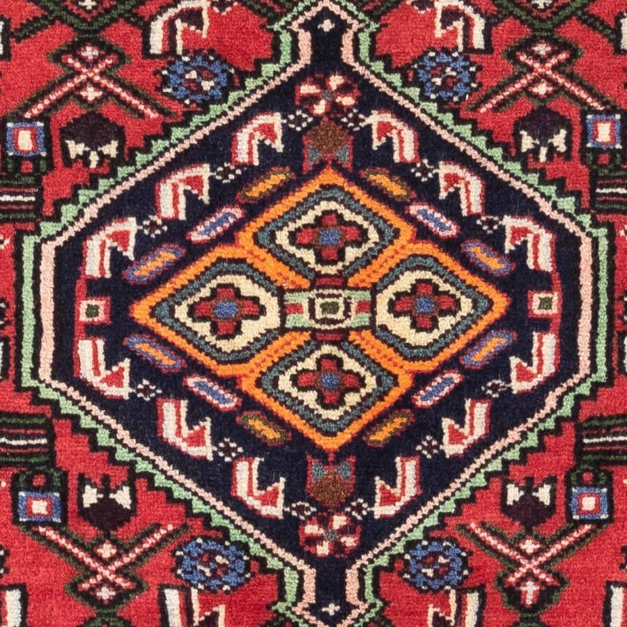 Morgenland Wollen kleed Hosseinabad medaillon rosso 125 x 80 cm - Foto 3