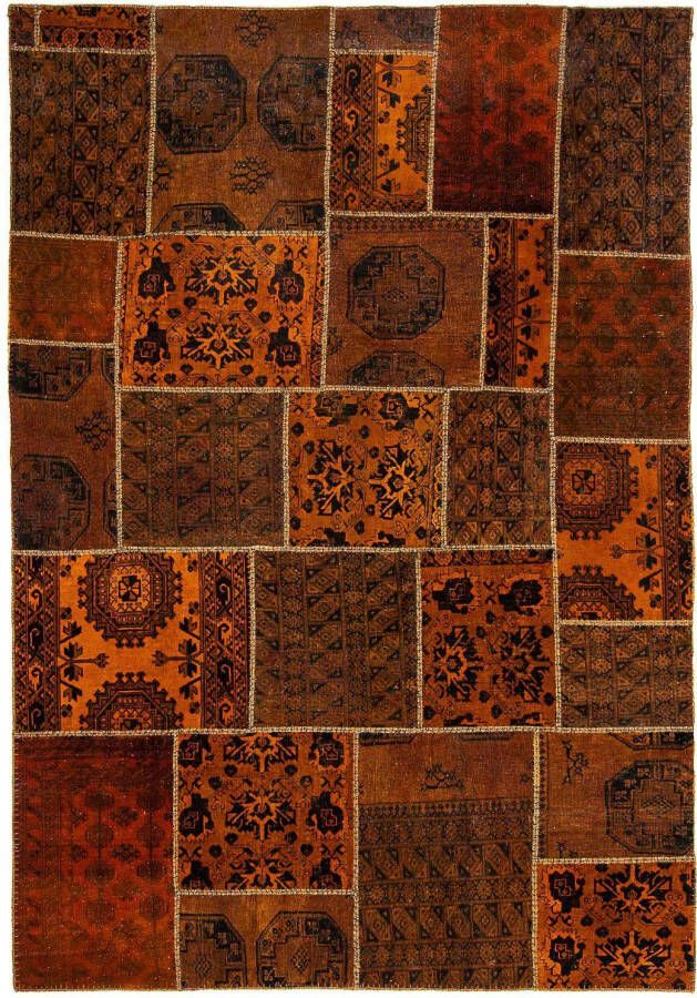 Morgenland Wollen kleed Kazak patchwork 234 x 148 cm - Foto 5