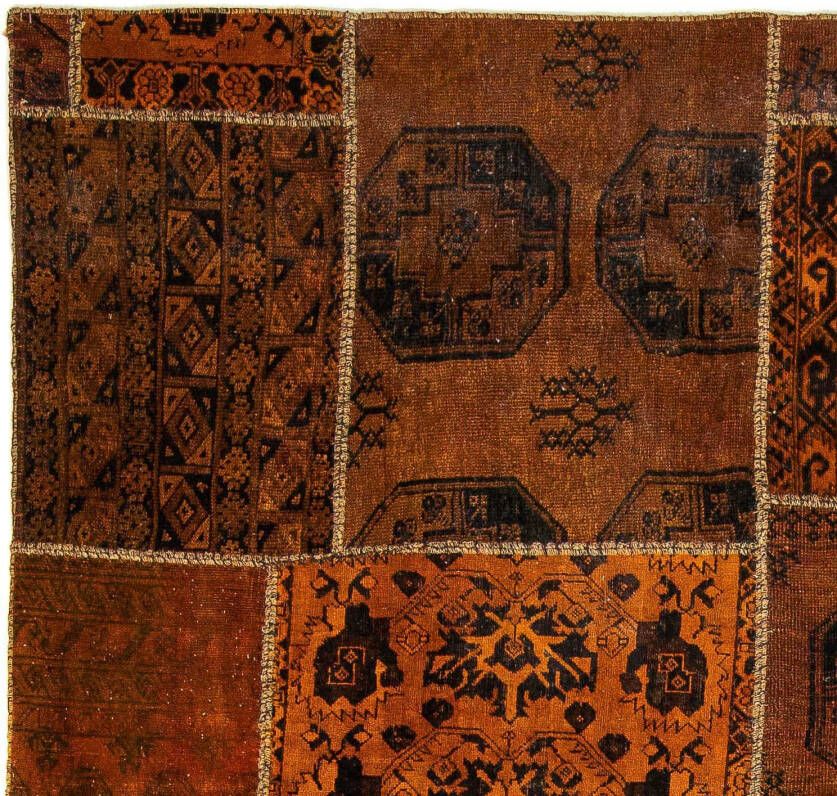 Morgenland Wollen kleed Kazak patchwork 234 x 148 cm - Foto 4