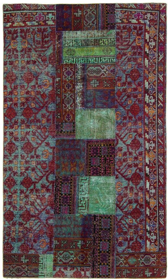 Morgenland Wollen kleed Kazak patchwork 355 x 76 cm - Foto 5