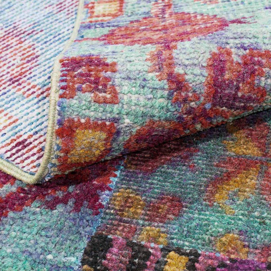 Morgenland Wollen kleed Kazak patchwork 355 x 76 cm