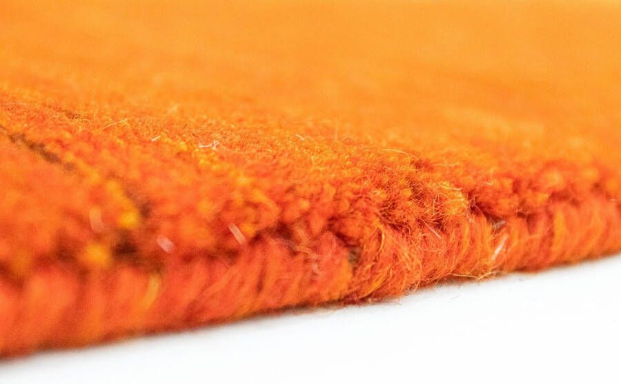 Morgenland Wollen kleed Loribaft vloerkleed met de hand geweven oranje - Foto 7