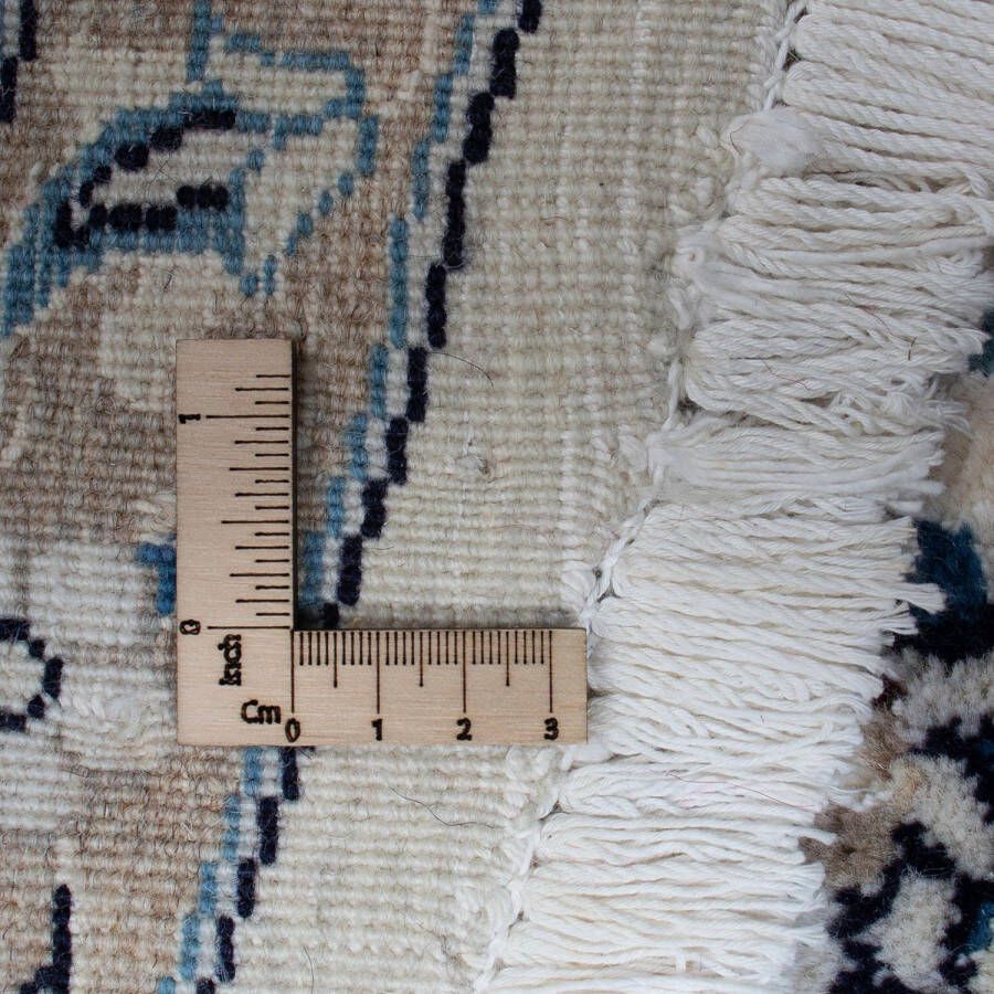 Morgenland Wollen kleed Nain medaillon rosso scuro 252 x 252 cm