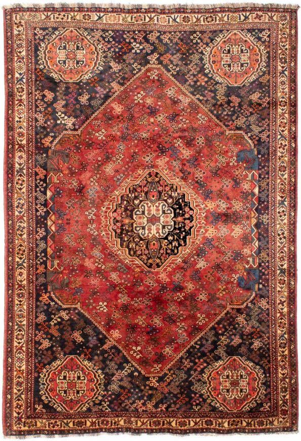 Morgenland Wollen kleed Shiraz medaillon rosso 294 x 202 cm - Foto 1