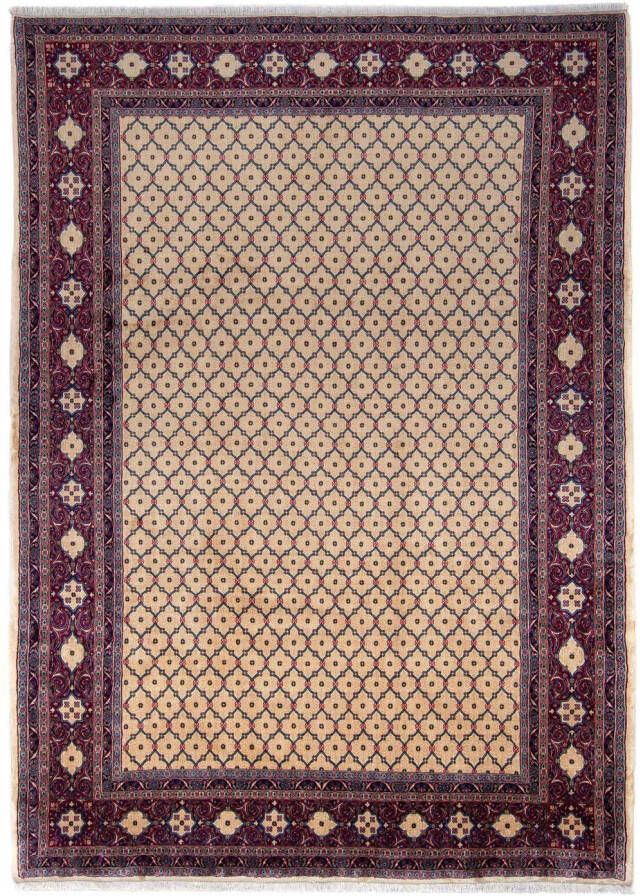 Morgenland Wollen kleed Tabriz sterk gedessineerd beige 346 x 239 cm - Foto 6