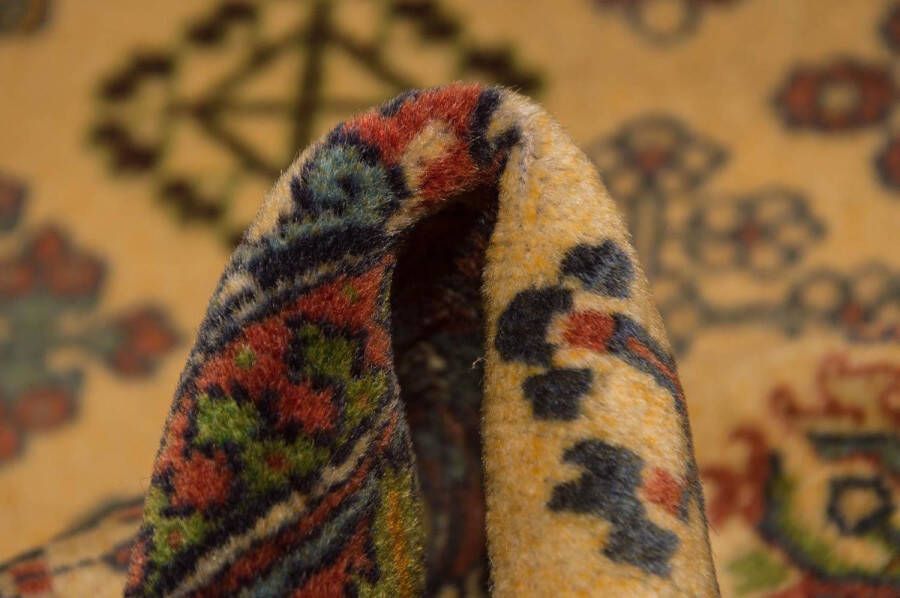 Morgenland Wollen kleed Turkaman vloerkleed met de hand geknoopt goud - Foto 4