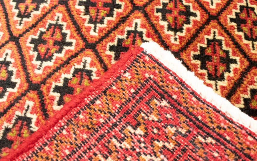 Morgenland Wollen kleed Turkaman vloerkleed met de hand geknoopt oranje - Foto 2