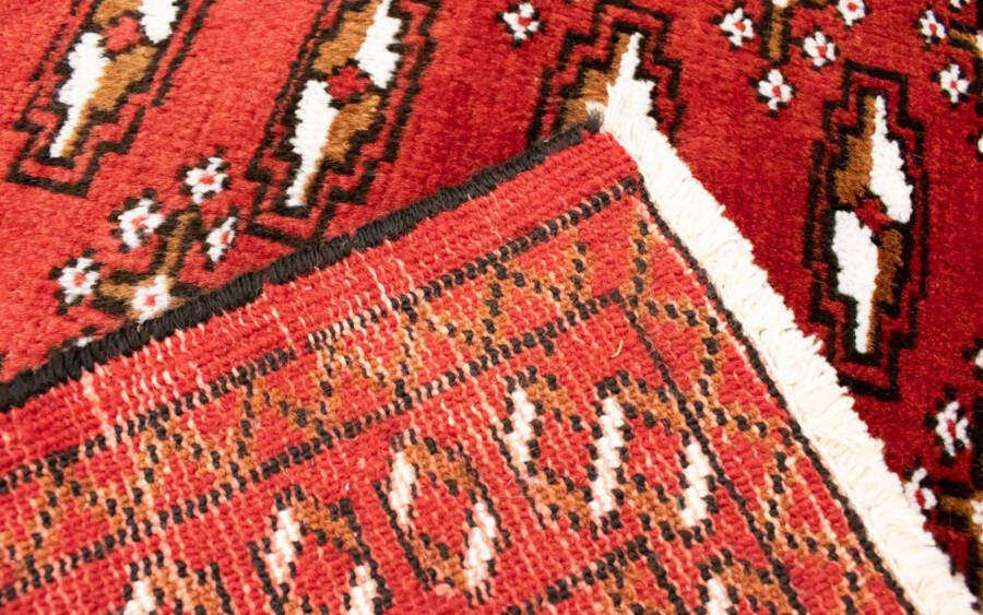 Morgenland Wollen kleed Turkaman vloerkleed met de hand geknoopt rood - Foto 1