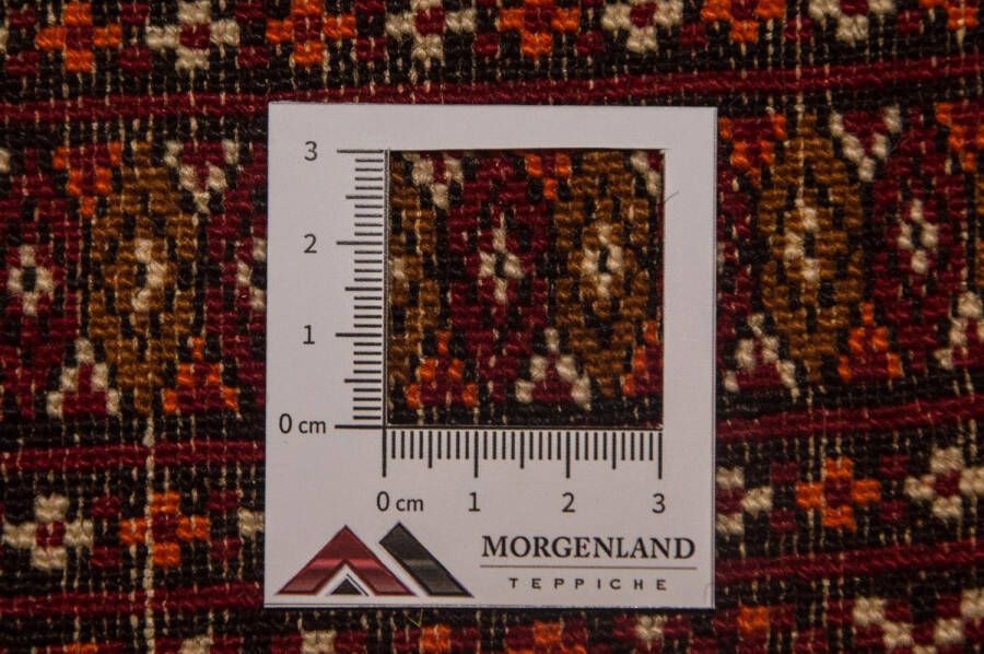 Morgenland Wollen kleed Turkaman vloerkleed met de hand geknoopt rood - Foto 6