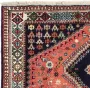 Morgenland Wollen kleed Yalameh medaillon Blu scuro 144 x 102 cm Handgeknoopt - Thumbnail 4