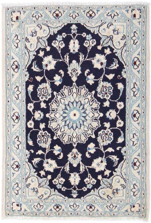 Morgenland Wollen kleed Yalameh medaillon Blu scuro 151 x 102 cm - Foto 6