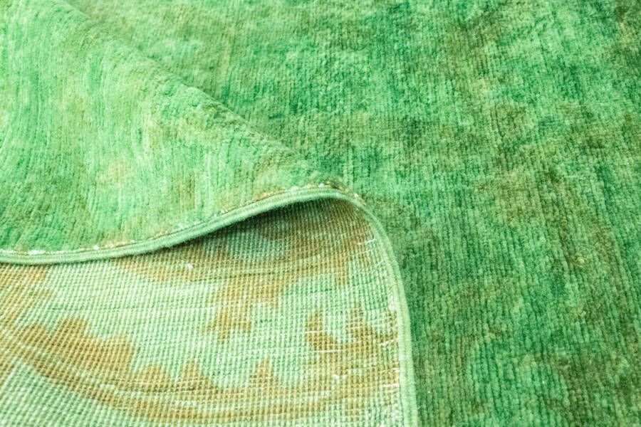 Morgenland Wollen kleed Ziegler vloerkleed met de hand geknoopt groen - Foto 3