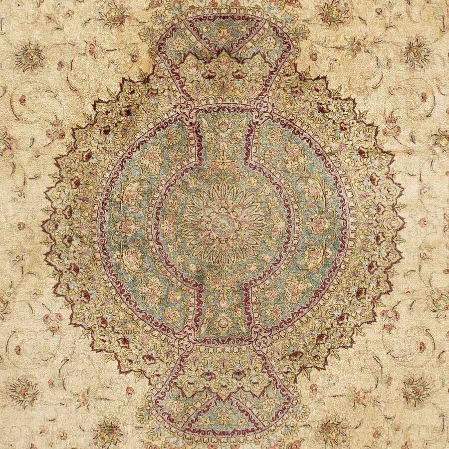 Morgenland Zijden vloerkleed Ghom zijde medaillon 210 x 130 cm - Foto 3