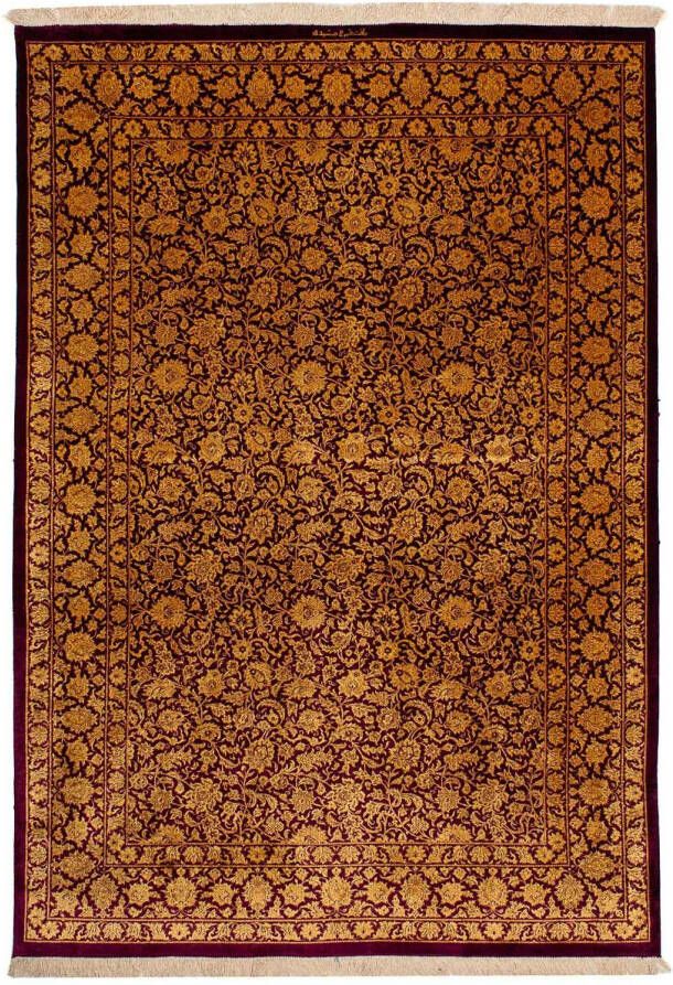 Morgenland Zijden vloerkleed Ghom zijde medaillon 216 x 132 cm - Foto 6