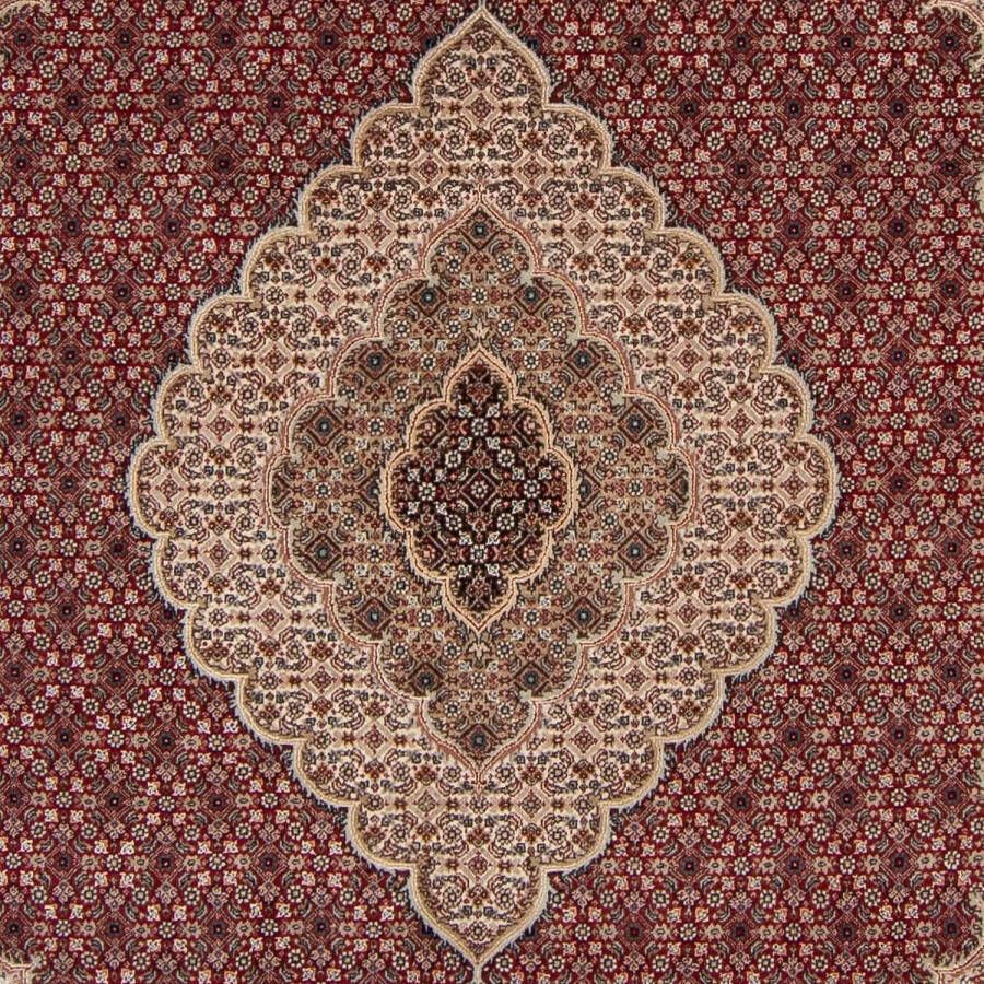 Morgenland Zijden vloerkleed Tabriz medaillon rosso 306 x 204 cm - Foto 2