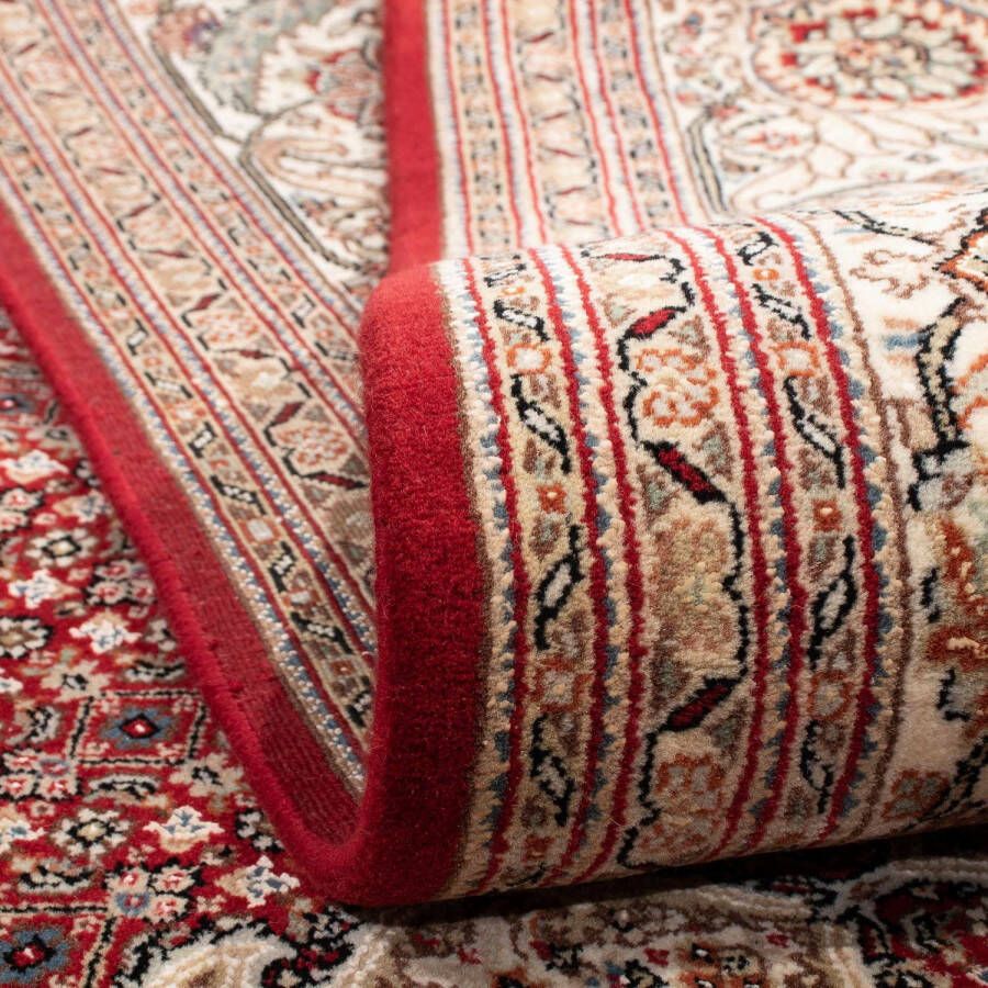 Morgenland Zijden vloerkleed Tabriz medaillon rosso 306 x 204 cm - Foto 3