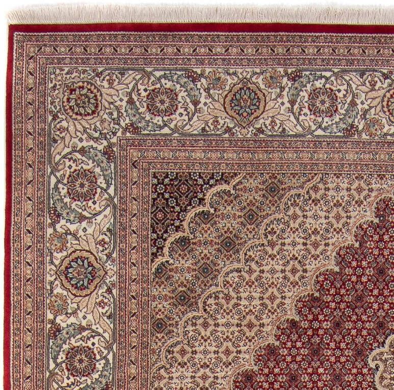 Morgenland Zijden vloerkleed Tabriz medaillon rosso 306 x 204 cm - Foto 5