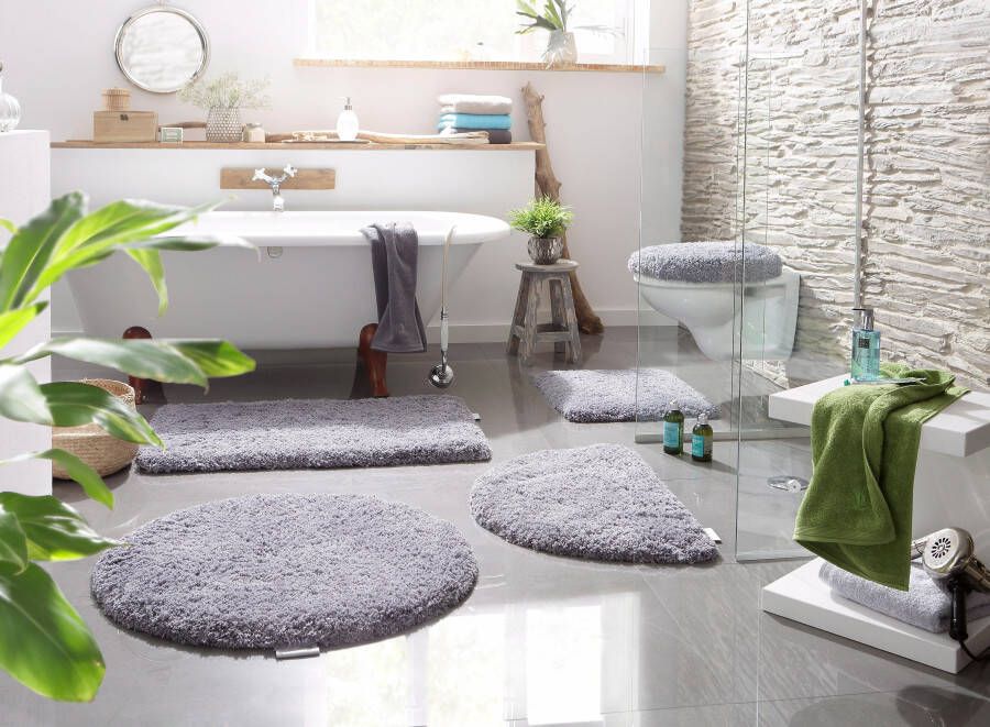 Möve Badmat Superwuschel badmat badkamer tapijt Microvezel badmat badtapijt rechthoekig rond & als 3-delige set - Foto 4