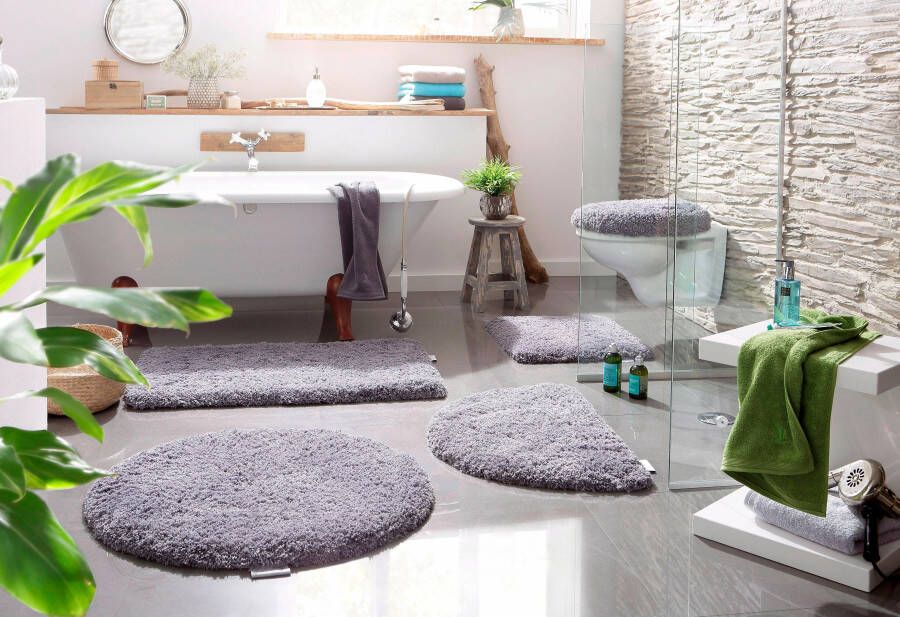 Möve Badmat Superwuschel badmat badkamer tapijt Microvezel badmat badtapijt rechthoekig rond & als 3-delige set - Foto 4