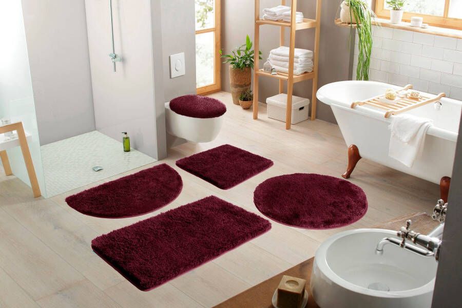 Möve Badmat Superwuschel badmat badkamer tapijt Microvezel badmat badtapijt rechthoekig rond & als 3-delige set - Foto 5