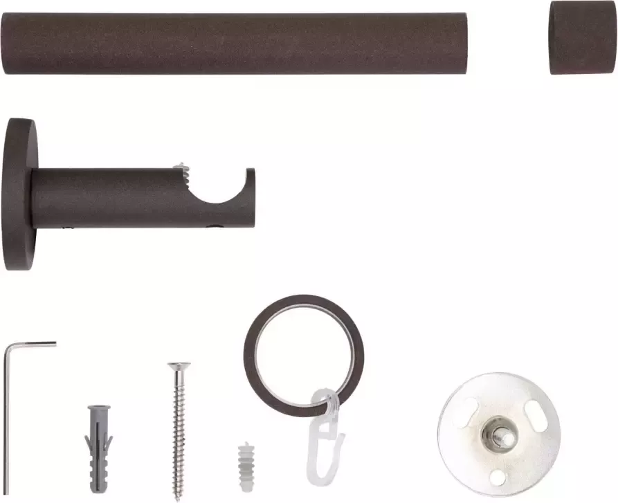 Home24 Gordijnroede op maat Cap I(1 rails ) mydeco