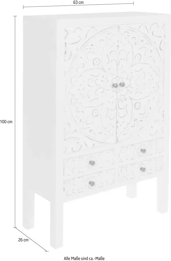 My Flair Kast 2 deuren 4 lades fsc - Foto 4