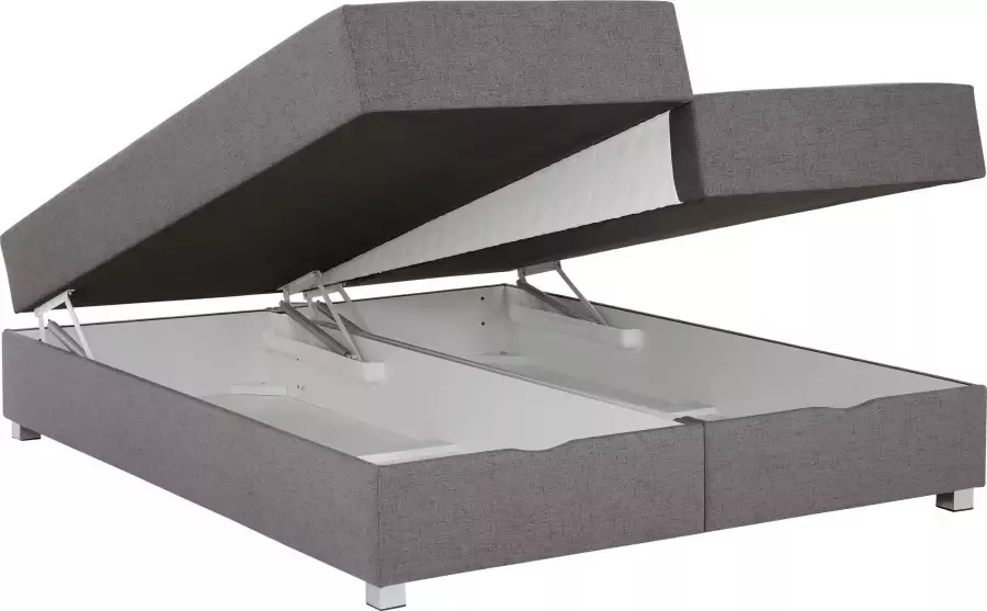 INOSIGN Boxspring Alexis zonder hoofdbord ideaal voor ruimtes met schuine plafonds in 4 breedten - Foto 4
