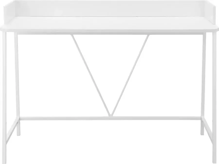 INOSIGN Bureau Jullian wit frame van metaal breedte 120 cm (1 stuk) - Foto 2