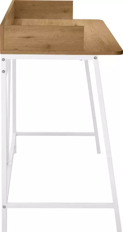 INOSIGN Bureau Jullian wit frame van metaal breedte 120 cm (1 stuk) - Foto 3