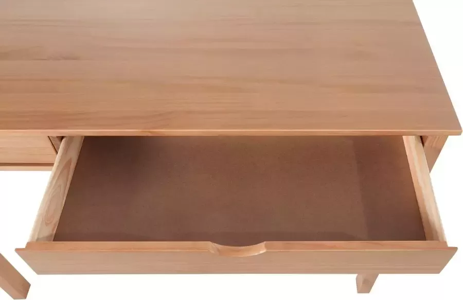 INOSIGN Bureau Gava massief grenenhout voor het thuiskantoor laptoptafel breedte 120 cm - Foto 10