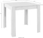 INOSIGN Eethoek 0 met eettafel lynn breedte 80 cm en 4 x stoel kate (set 5-delig) - Thumbnail 5