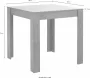 INOSIGN Eethoek Lynn + Brooke met tafel in leisteenkleur breedte 80 cm (set 5 stuks) - Thumbnail 3