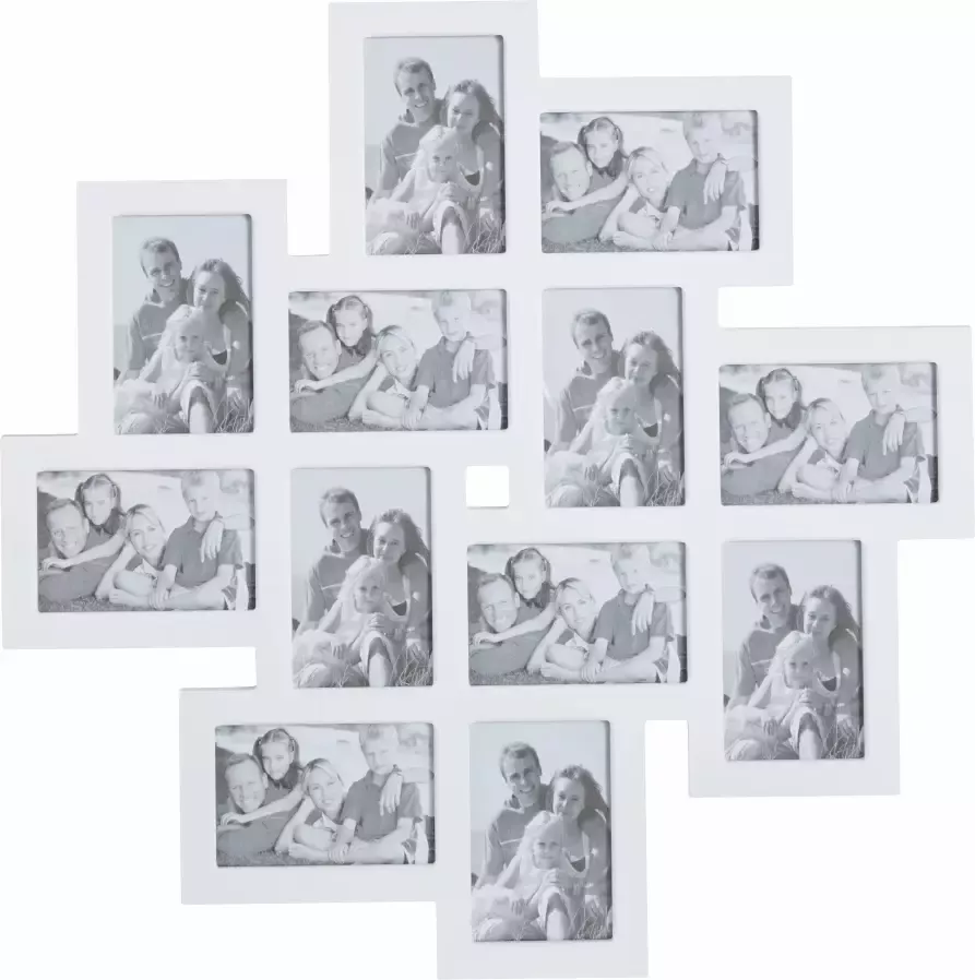My home Fotolijstcollage Familie weet het Fotolijstjes fotoformaat 10x15 cm - Foto 2