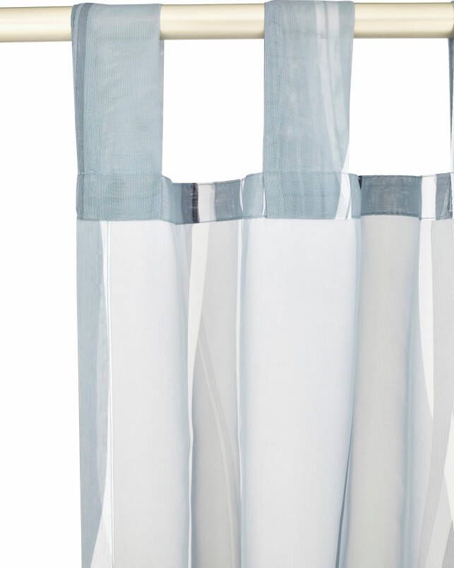My home Gordijn Dimona set van 2 voile polyester golven (2 stuks) - Foto 4