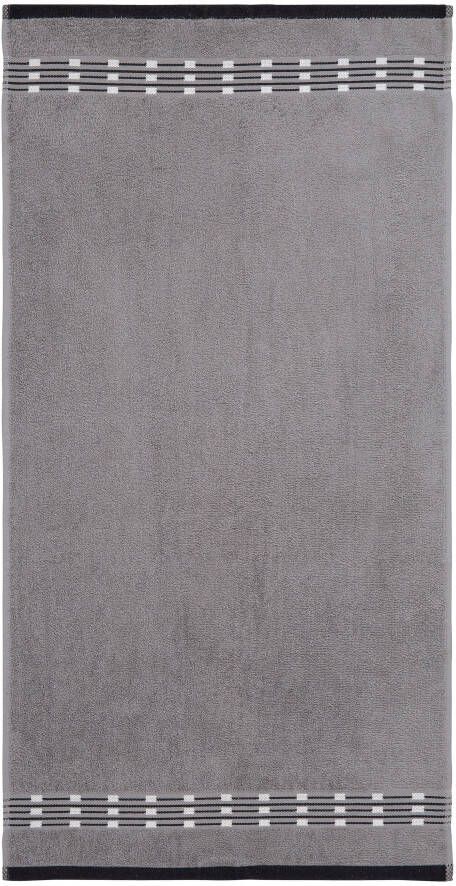 My home Handdoekenset Jonnie Handdoeken van 100% katoen handdoekenset met randdessin (set) - Foto 3