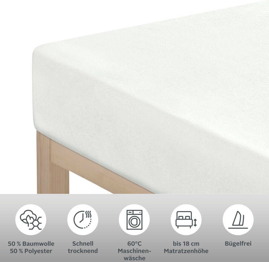 My home Hoeslaken Strawberry in mt. 90x200 140x200 of 180x200 cm voor matrassen tot 18 cm hoogte hoeslaken katoenmix - Foto 3