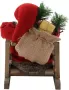 My home Kerstman Kerst versiering op slee hoogte ca. 27 5 cm - Thumbnail 2