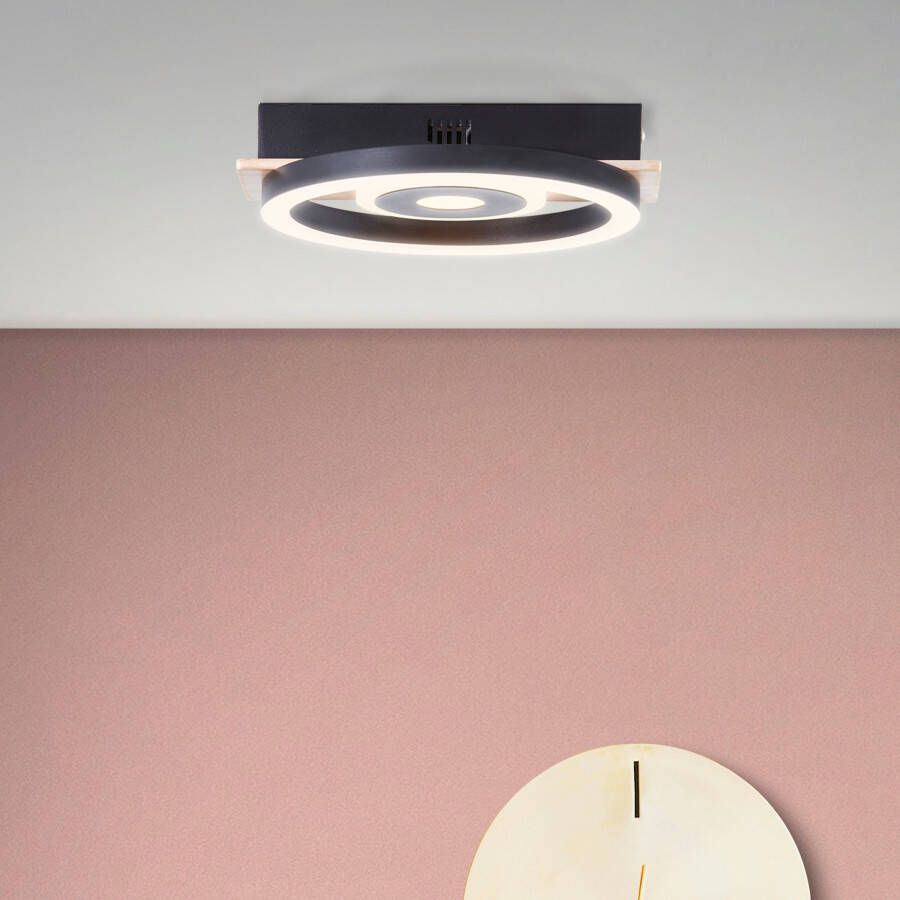 My home Led-plafondlamp Lysann Deckenlampe (1 stuk)