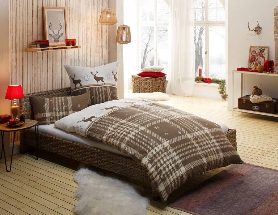 My home Overtrekset Wenda van polycotton (verkoelend) + fijnflanel (warm 100% katoen) (2-delig) - Foto 5