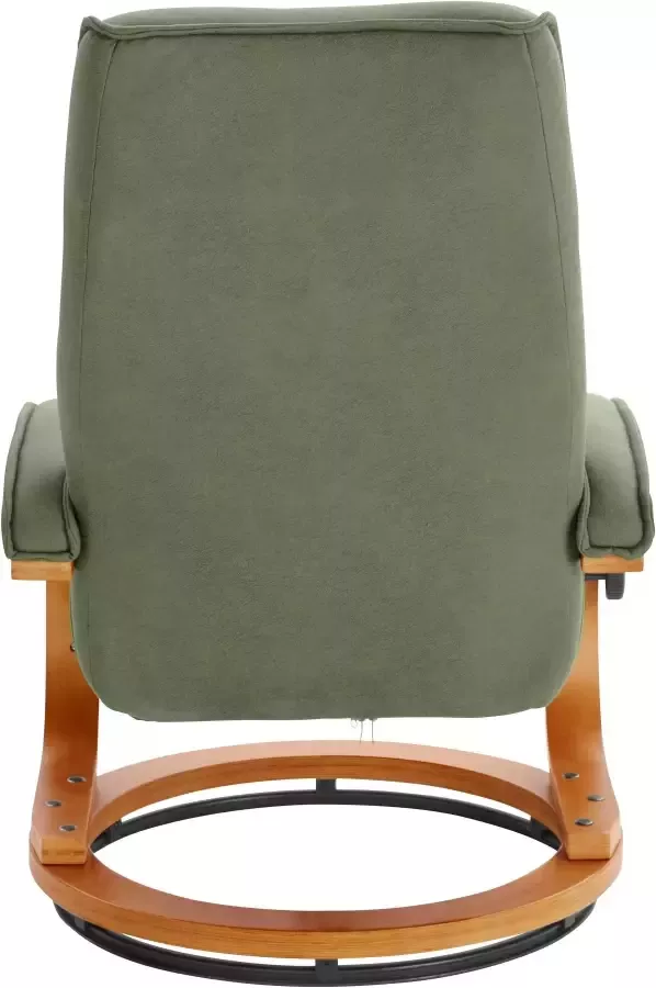 INOSIGN Relaxfauteuil Lille van zachte luxe-microvezel bekleding en houten onderstel zithoogte 46 cm - Foto 7