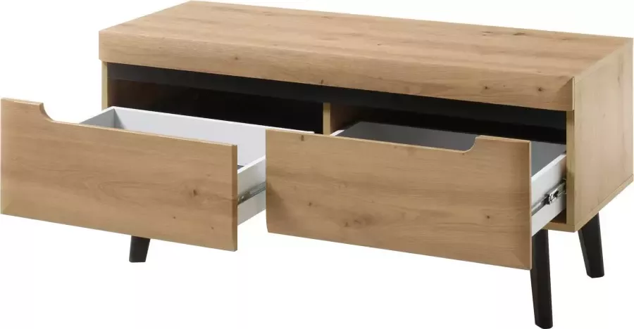 INOSIGN Tv-meubel TORGE afgeschuinde poten drie kleuren scandi design 107 cm breed (1 stuk) - Foto 5