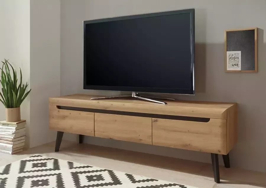 INOSIGN Tv-meubel TORGE afgeschuinde poten drie kleuren scandi design 160 cm breed (1 stuk) - Foto 2