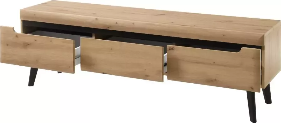 INOSIGN Tv-meubel TORGE afgeschuinde poten drie kleuren scandi design 160 cm breed (1 stuk) - Foto 5