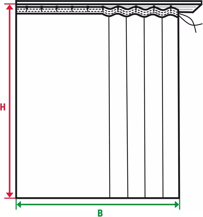 My home Verduisteringsgordijn Solana set van 2 breedte 140 cm uni (2 stuks)