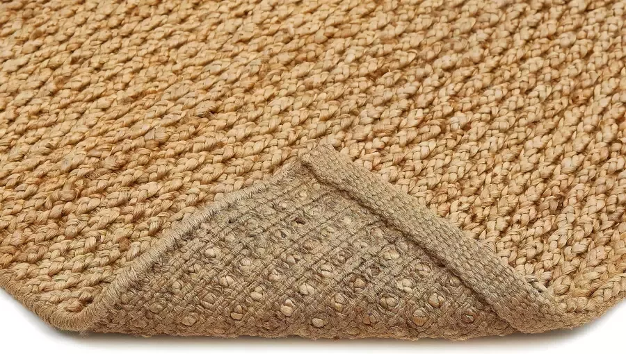 My home Vloerkleed Oda Vlakweefsel van natuurlijke vezels jute - Foto 9
