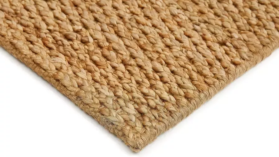 My home Vloerkleed Oda Vlakweefsel van natuurlijke vezels jute - Foto 10