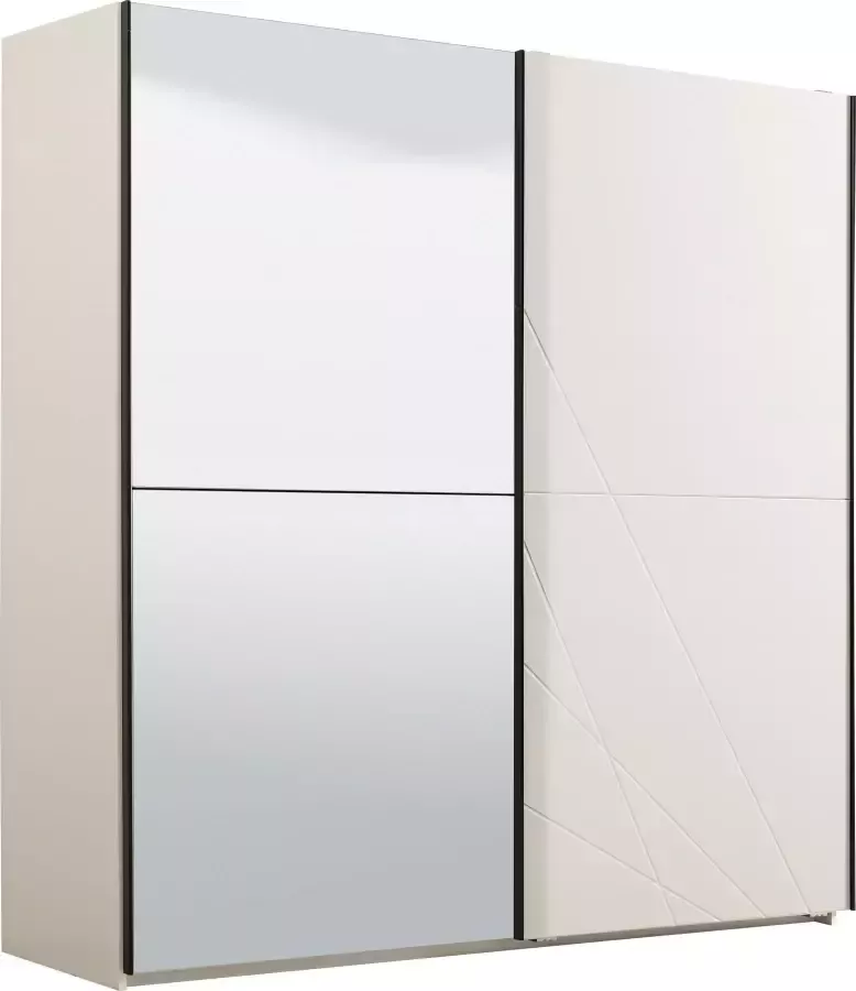 INOSIGN Zweefdeurkast Ksanti hoogglanzend front met spiegel - Foto 2